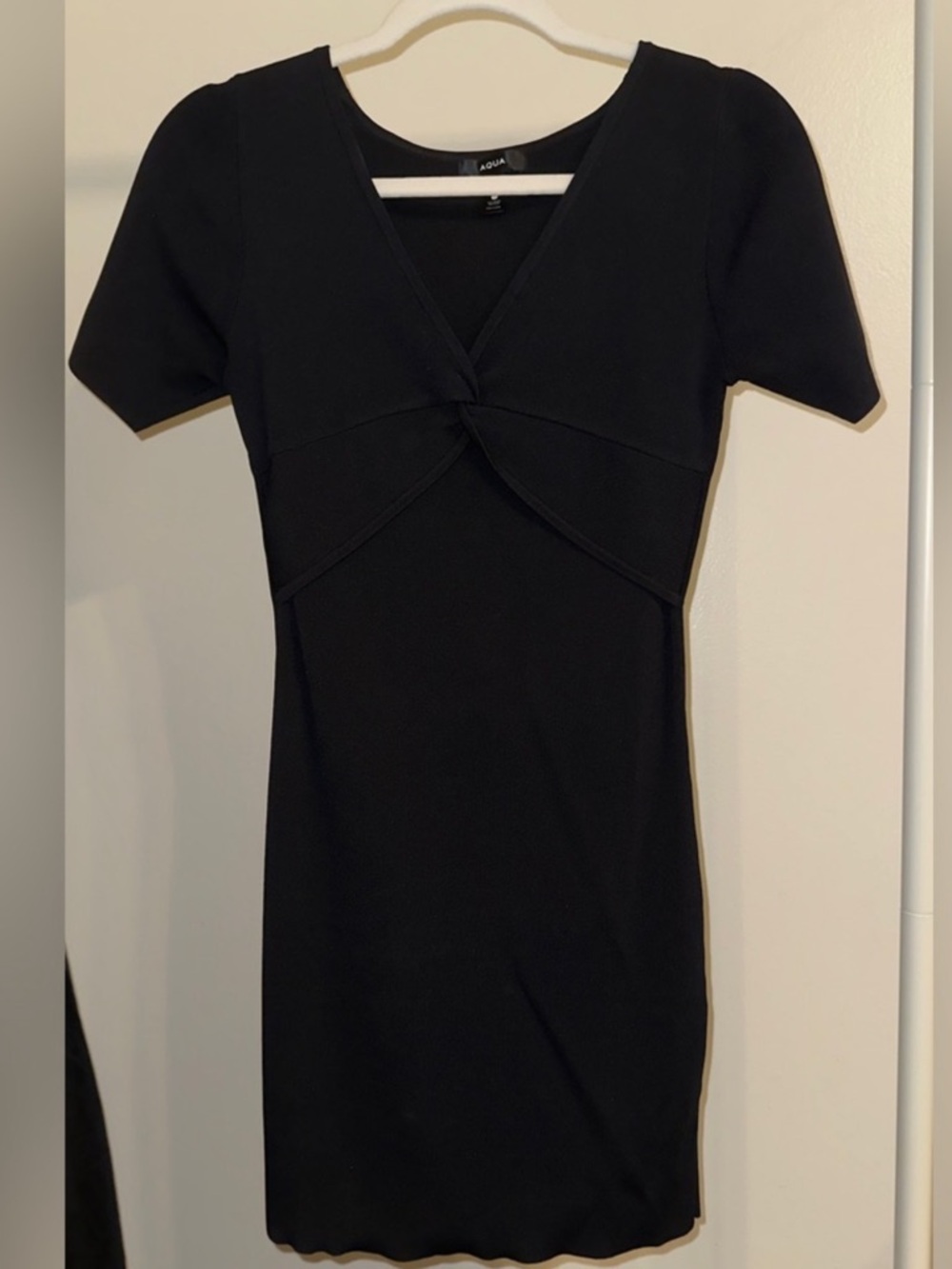 Aqua Short Sleeve Dress